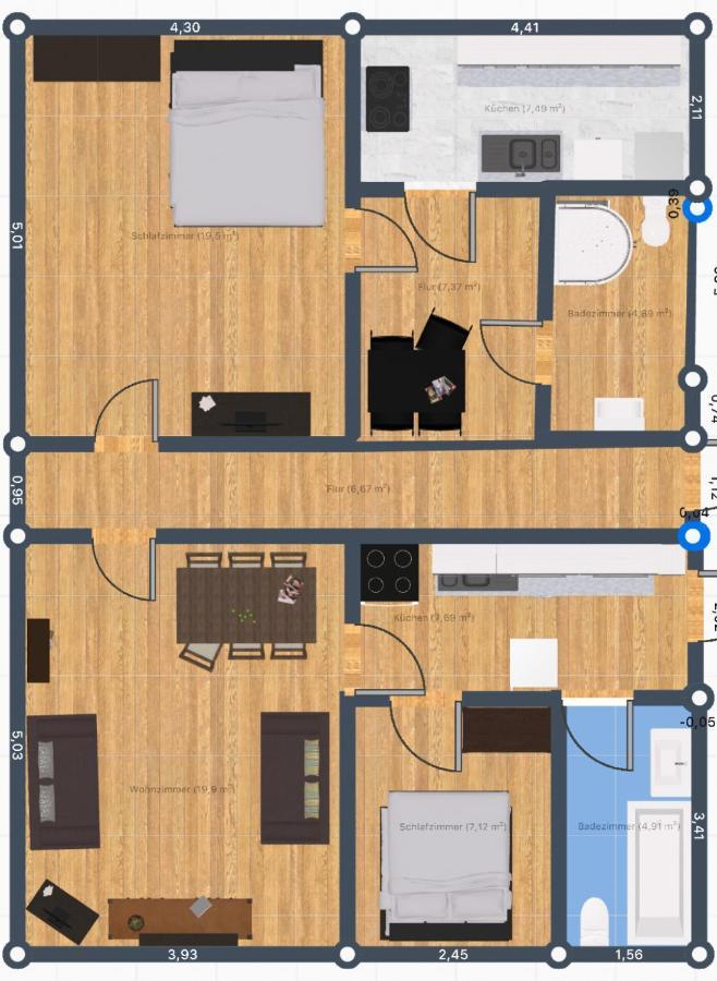 "Casa20200" 2 X Apartments Je 150Qm Fuer Business, Familien, Gruppen, Handwerker 15Min Von Berlin, Erdbeerhof, Outlet B5, 5Min Vom See Falkensee !! 2 Apartment Each 150Qm For Business , Families 15Min From Berlin!! Eksteriør billede